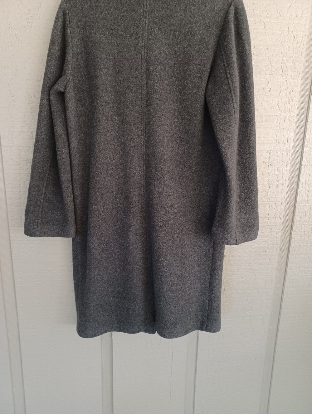 Faherty Atlantic Knit Coat Size XS Womens Quiet Luxury Wool Blend In Charcoal - Picture 7 of 15